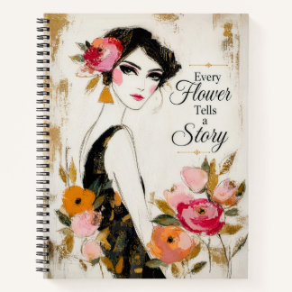 Carnet Chaque Fleur Raconte une Histoire Inspiration Flor