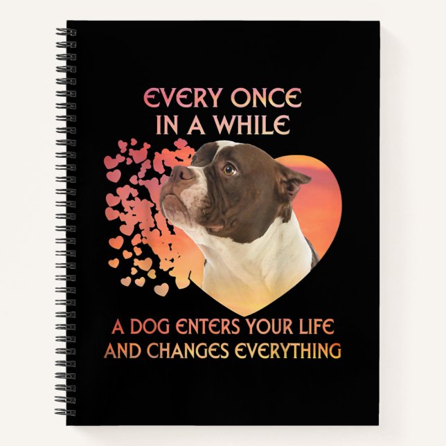 Carnet Chaque Fois Dans L'Atmosphère Pendant Que Le Chien (Devant)