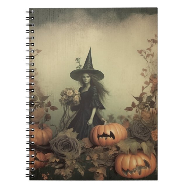 Carnet Chariot Halloween vintage (3) (Devant)