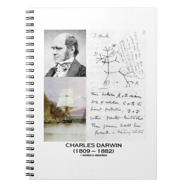 Carnet Charles Darwin (Darwin HMS Beagle Phylogenetics) (Devant)