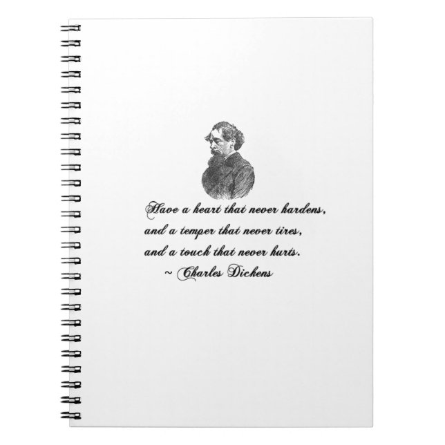 Carnet Charles Dickens Notre Citation D'Ami Mutuel (Devant)