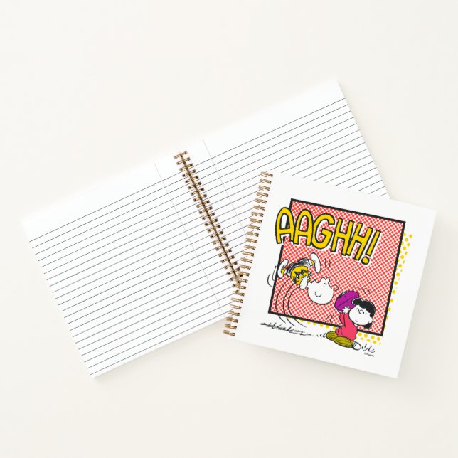Carnet Charlie Brown et Lucy Football Comic Graphic (Intérieur)
