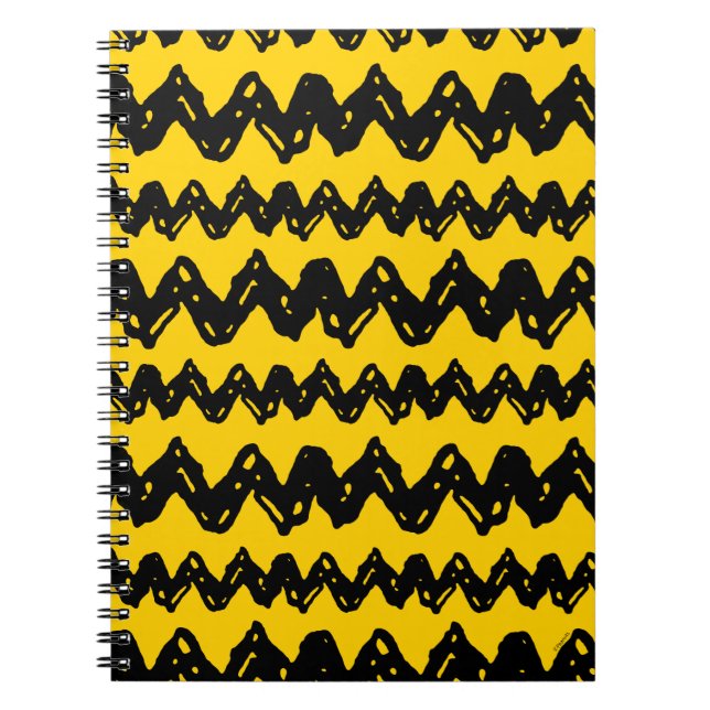 Carnet Charlie Brown Zig Zag Motif (Devant)
