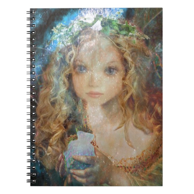 Carnet Charme - ange féerique avec des bénédictions (Devant)