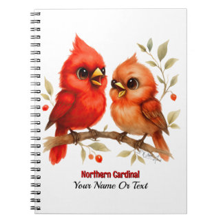 Carnet Charme Cardinal du Nord