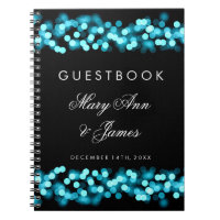 Charme de Hollywood de turquoise de Guestbook de