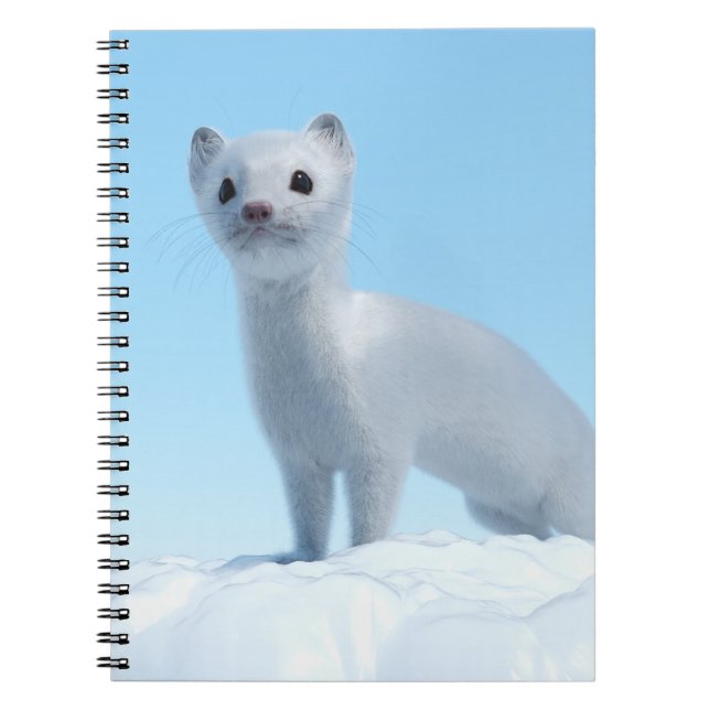 Carnet Charme de la belette arctique (Devant)