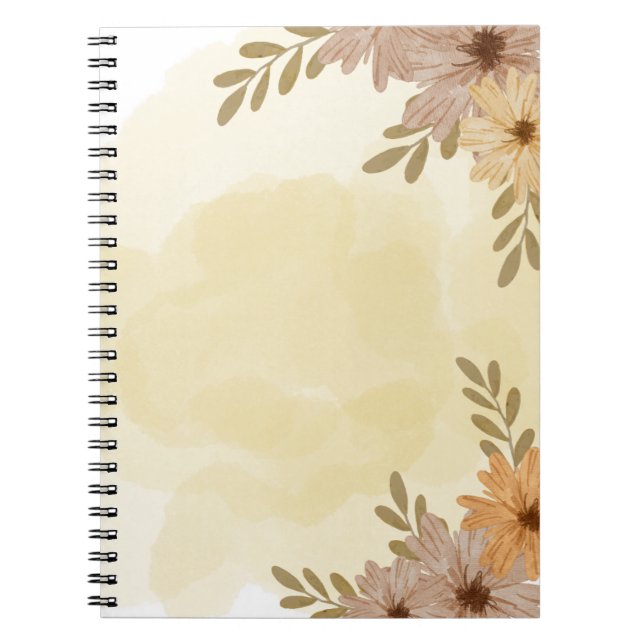Carnet Charme floral (Devant)
