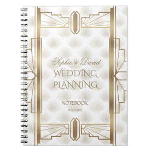 Carnet Charme Gold Great Gatsby Art Déco Wedding planner