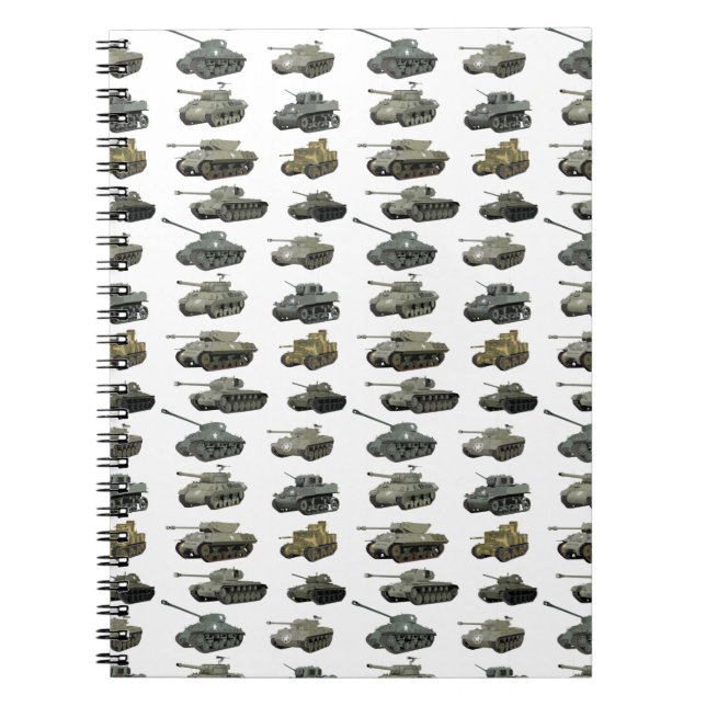 Carnet Chars 2ÈME GUERRE MONDIALE américains multiples et (Devant)