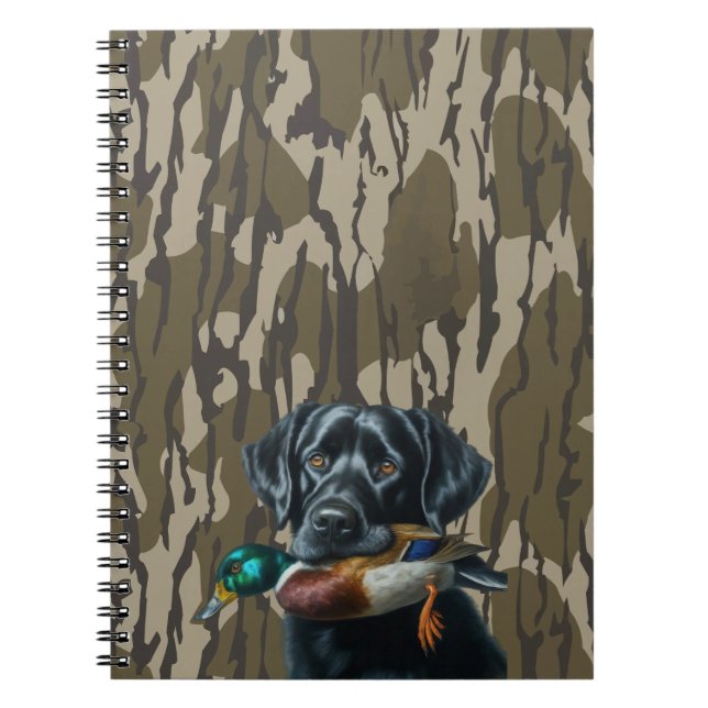 Carnet Chasse au canard Labrador Retriever Bottomland Cam (Devant)