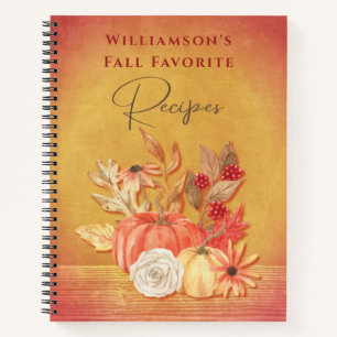 Carnet Chasse d'automne Famille Citrouille Thanksgiving R