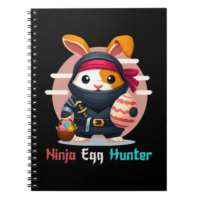 Carnet Chasseur d'oeufs Ninja (Devant)