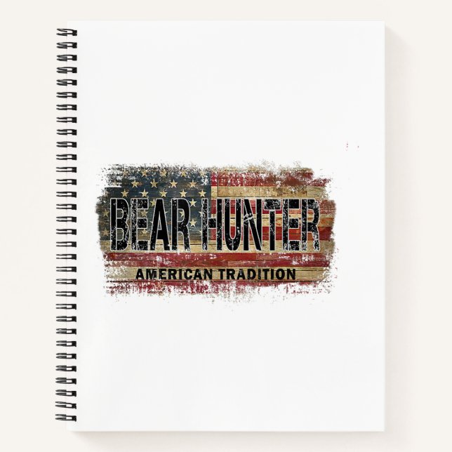 Carnet Chasseur d'ours américain (Devant)