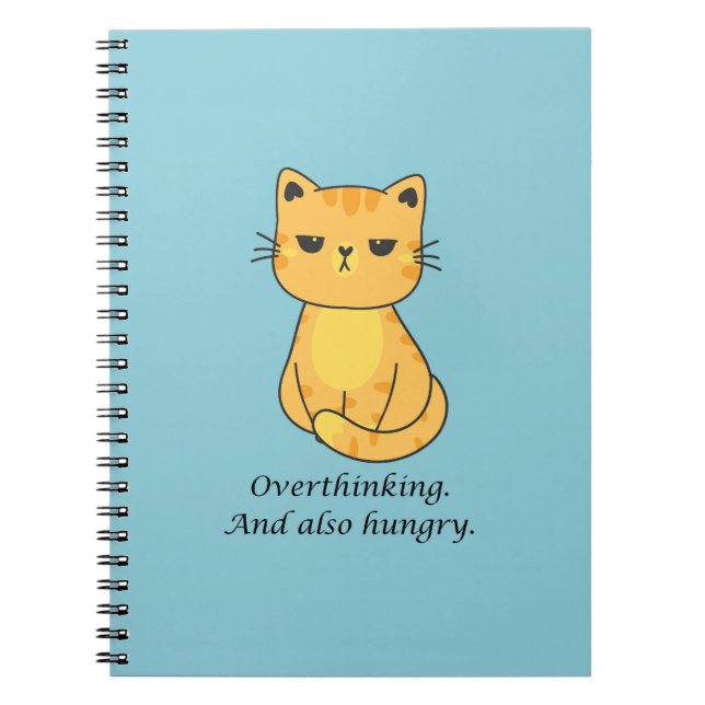 Carnet Chat affamé (Devant)