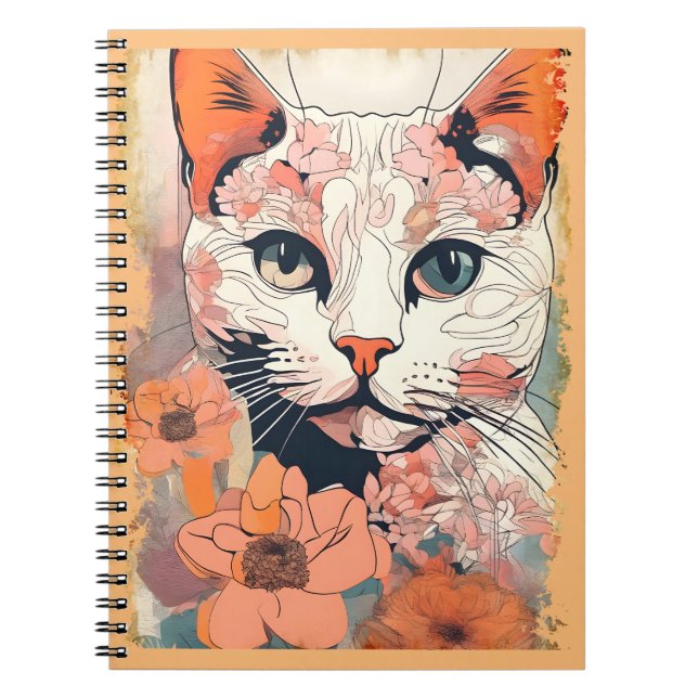 Carnet Chat Artistique (Devant)