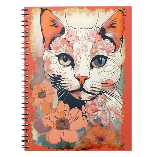 Carnet Chat Artistique (Devant)