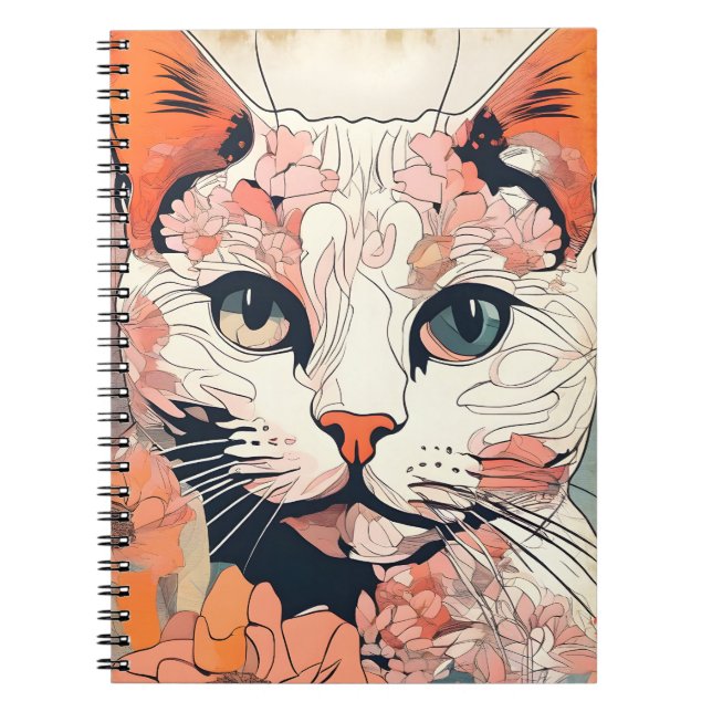 Carnet Chat Artistique (Devant)