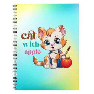 Carnet Chat Avec Apple-85242