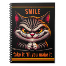 Chat avec une attitude