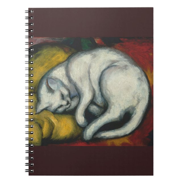 Carnet Chat blanc, Franz Marc (Devant)