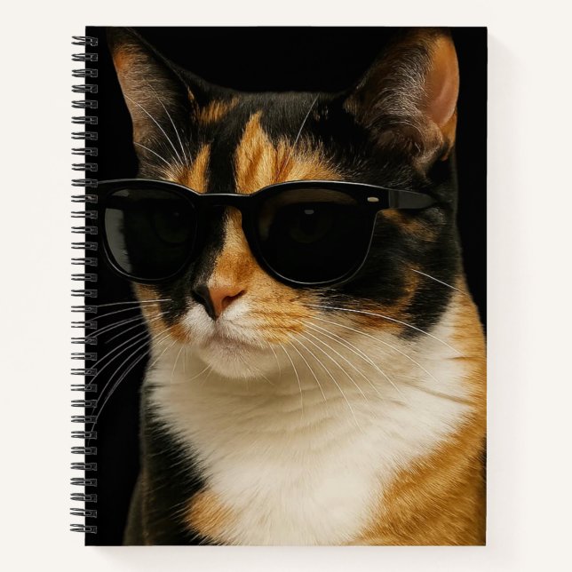 Carnet Chat cool (Devant)