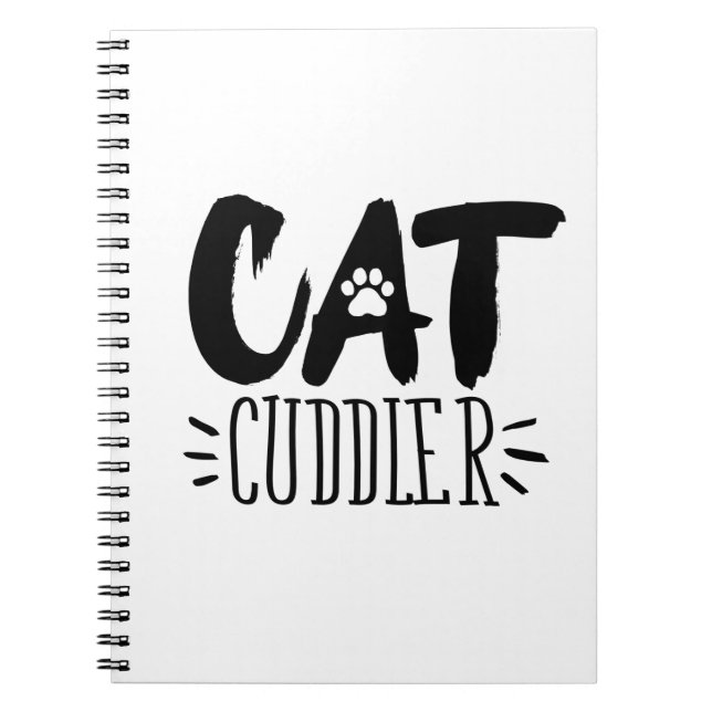 Carnet Chat Cuddler Happy Cuddler Aesthétique Photos de C (Devant)