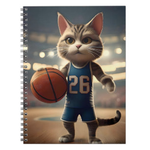 Carnet Chat de basket-ball,