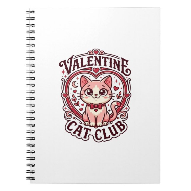 Carnet Chat de la Saint-Valentin Dessin drôle pour amateu (Devant)