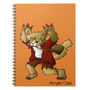 Carnet Chat de loup-garou d'Halloween