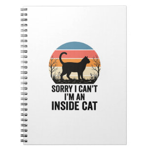 Carnet Chat drôle à l'intérieur Design vintage pour amate