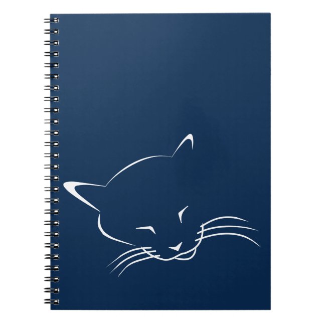 Carnet Chat endormi (Devant)