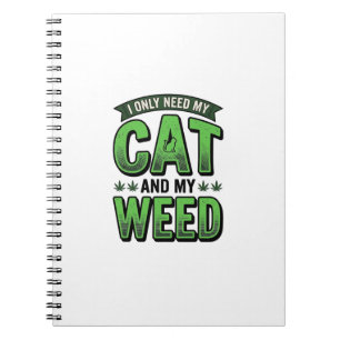 Carnet Chat et herbe vintage gravure T-Shirt Design_1