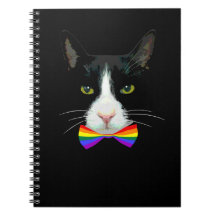 Chat gay LGBT avec Cravate arc-en-ciel