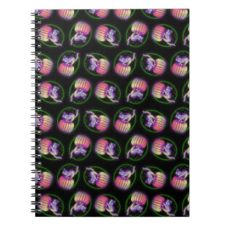 Carnet Chat Halloween Porté Sur Dessin Citrouille
