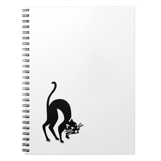 Carnet Chat menaçant (Devant)