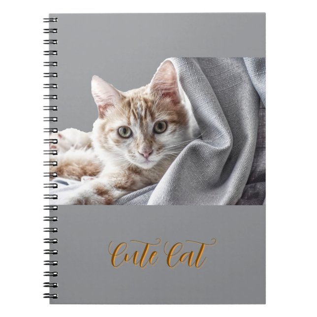Carnet Chat Mignon Chaton  (Devant)