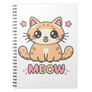 Carnet chat mignon miaou