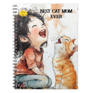 Carnet Chat Mignon & Profitez de Moments Joyeux
