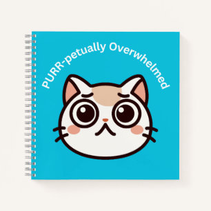 Carnet Chat Mignon Submergé