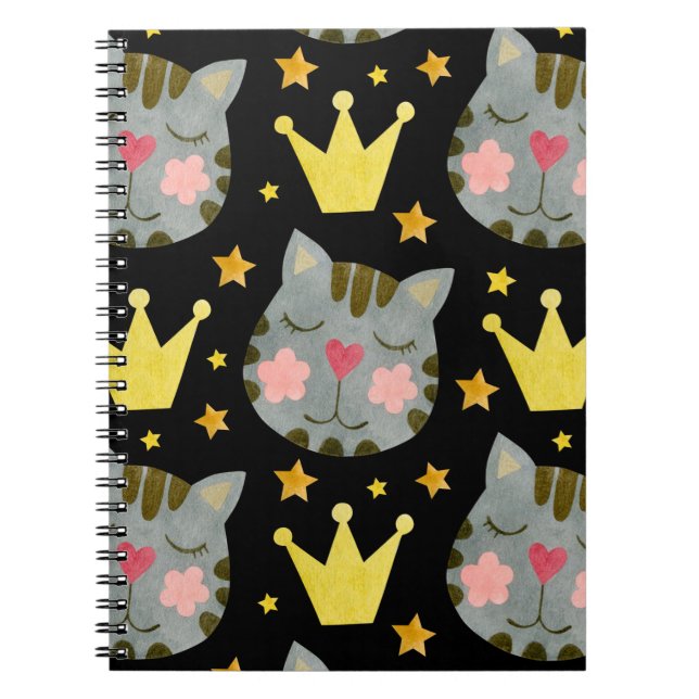 Carnet Chat Motif Cute Animaux Animaux (Devant)