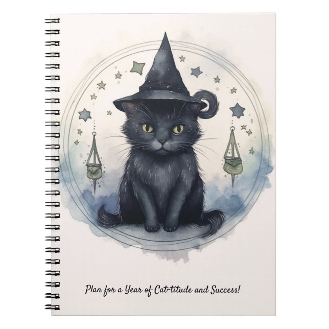 Carnet Chat mystique (Devant)