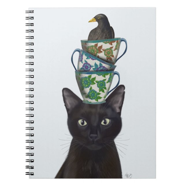 Carnet Chat noir avec Teups et Blackbird (Devant)