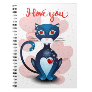 Carnet Chat noir en amour