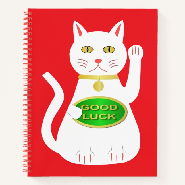 Carnet Chat Oriental Lucky (Devant)