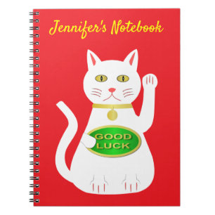 Carnet Chat Oriental Lucky Personnalisé