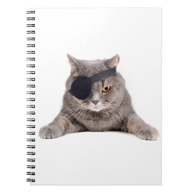 Carnet Chat pirate (Devant)