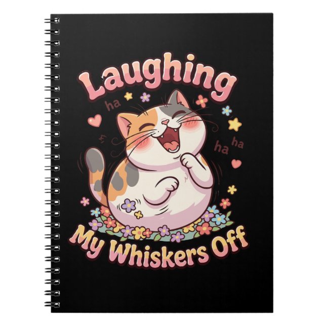 Carnet Chat qui rit à s'en faire tomber les moustaches (Devant)