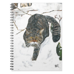 carnet - chat sauvage écossais