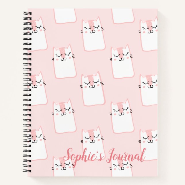 Carnet Chat souriant (Devant)